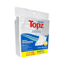ALGODAO TOPZ 100UN QUADRADO