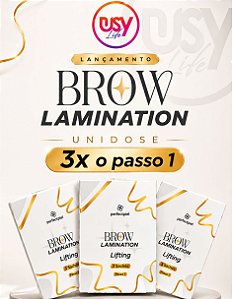 KIT BROW LAMINATION UNIDOSE 3 SACHÊ PASSO 1 PERFECTPIEL