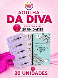 KIT 20 AGULHAS EASY CLICK DA DIVA 1P 0.30 - Com Anvisa