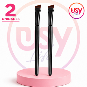 PINCEL CHANFRADO PRETO PREMIUM 2 UNIDADES
