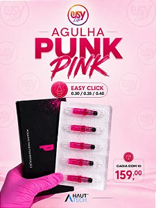 10 AGULHAS PUNK PINK LIGHT EASY CLICK 1P (0.30/0.35/0.40)