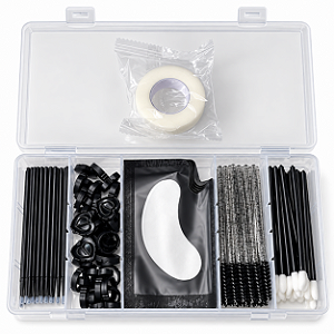Kit Acessórios para extensão de cílios com Organizador