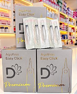 AGULHA DERMOCAMP PREMIUM EASY CLICK/ ROSCA 1RL 0.40mm CAIXA (10UNID)