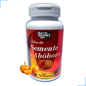 Óleo de Semente de Abóbora 1000mg 60 Cápsulas