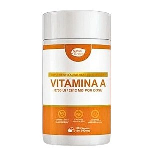 Vitamina A 590mg  8700 Ui  60 Cápsulas tomar 1 Por Dia