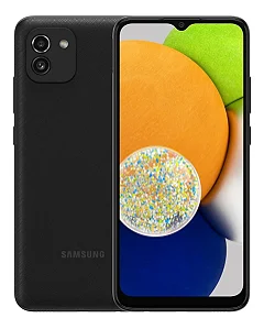 Samsung Galaxy A03 Dual SIM 64 GB preto 4 GB RAM - Excelente (Recondicionado)
