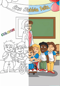 UMA HISTÓRIA FELIZ (COLORIR)