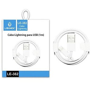 CABO USB LIGHTNING  1m LEHMOX LE-382
