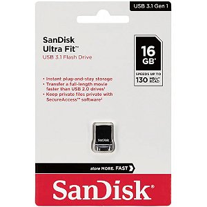 PENDRIVE SANDISK ULTRA FIT 64GB USB 3.2