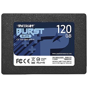 SSD Patriot 120GB Burst Elite 2.5" SATA 3 - PBE120GS25SSDR