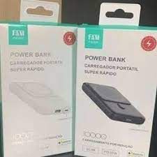 POWERBANK 10000MAH L10018 CABO OU INDUÇÃO FAM PARA IPHONE