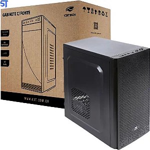 GABINETE MICRO ATX SEM FONTE MT-29BK PRETO C3TECH