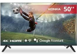 SMART TV KONKA LED 50" UHD 4K GOOGLE ASSISTENTE ANDROID TV COM BLUETOOTH  KDG50