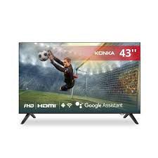 SMART TV KONKA LED 43" FULL HD GOOGLE ASSISTENTE ANDROID TV COM BLUETOOTH  KDG43
