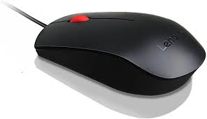 MOUSE COM FIO LENOVO ESSENTIAL USB PRETO