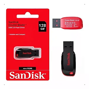 PENDRIVE SANDISK CRUZER BLADE 128GB