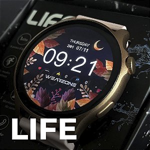 SMART WATCH LIFE PROVA DAGUA 1 ATM AMOLED  BAT. LD 100 M. ESP. Cor:ROSA