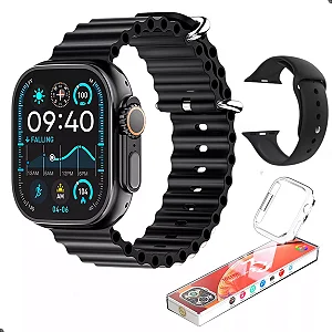 SMART WATCH Ultra 3 Amoled Microwear  Armaz. 2Gb  Acompanha Capinha Cor:PRETO