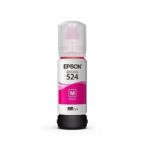 REFIL DE TINTA EPSON - T524  MAGENTA ORIGINAL 524 70ML