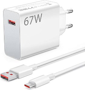 CARREGADOR SUPER FAST 67W USB FAST XIAOMI