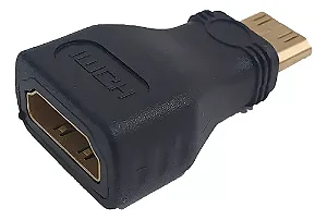 Adaptador MINI Hdmi (macho) X Hdmi (femea) 1080p Fullhd 1.4