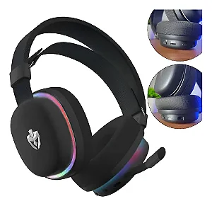 FONE DE OUVIDO SEM FIO HEADSET GAMER BLUETOOTH KON/EG350 RECARREGAVEL EVOLUT