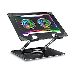 SUPORTE NOTEBOOK REFRIGERADA GIRATORIO METAL NBC-1100BK C3TECH