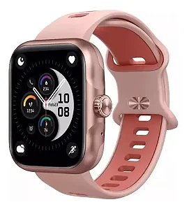 SMART WATCH ACTION WEARZONE | Smartwatch Esportivo | A PROVA D'ÁGUA, GPS integrado e 7 Dias de Bateria • ROSE GOLD 5141