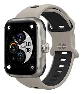 SMART WATCH ACTION WEARZONE | Smartwatch Esportivo | A PROVA D'ÁGUA, GPS integrado e 7 Dias de Bateria • PRATA 5142