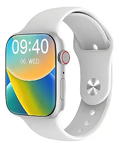 SMART WATCH W29 PRO 1GB CAPINHA MICROWEAR BRANCO 5154