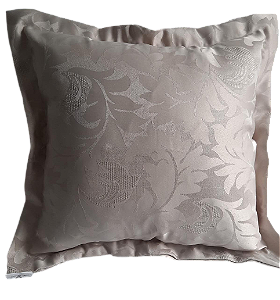 Capa Para Almofada Jacquard Bordado 2397