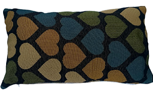 Capa Decorativa Jacquard  30x50 Geométrico Gobeline Color