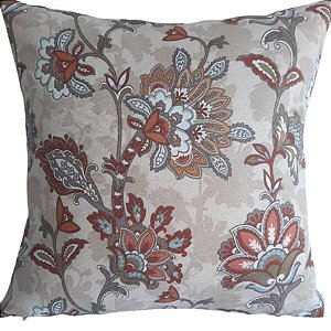 Capa Decorativa p/ Almofada 45x45cm Flor de Lotus