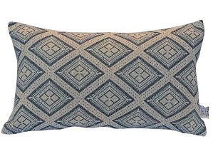 Capa Decorativa p/ Almofada Jacquard 30x50cm Estampa Geométrica