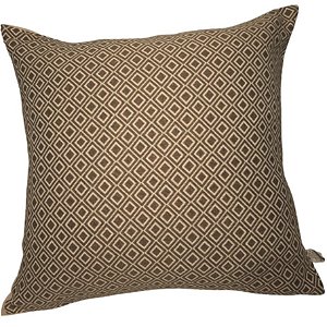 Capa Decorativa p/ Almofada Jacquard 60x60cm Geométrico Bege