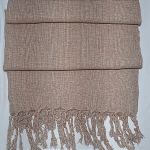 Manta Decorativa Tear tam. Casal Caramelo