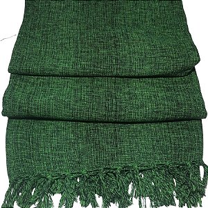 Manta Decorativa Tear tam. Casal Verde Abacate Mescla