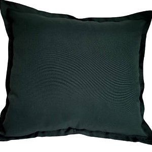 Capa Oxford Liso Decorativa p/ Almofada 43x43cm Verde Folha com Abas