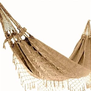 Rede  De Descanso  Casal Tam. 1,50x3,50  na cor Caramelo Mesclado