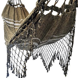 Rede  De Descanso  Casal Tam. 1,50x3,50  nas cores Mescla Amarela/Preta