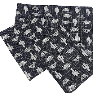 Kit Tapete 3 Peças Antiderrapante p/ Cozinha Creme/Cinza