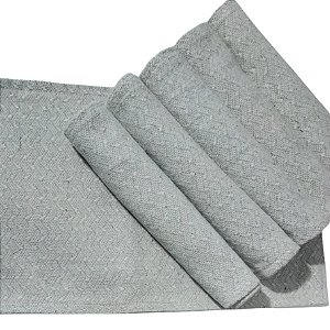 Jogo Americano 6 Lugares na cor Cinza Claro