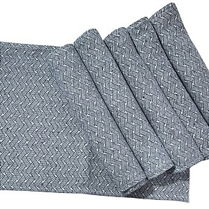 Jogo Americano 6 Lugares na cor Cinza Escuro