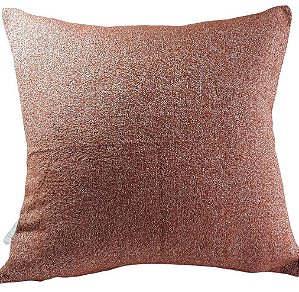 Capa Decorativa Jacquard  43x43 Naturale Mescla Rosê