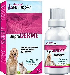 Suplemento Vitamínico para Cães e Gatos Dupra Derme 60ml