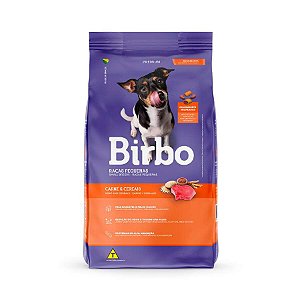 Ração Birbo para Cães Adultos Raças Pequenas Sabor Carne e Cereais