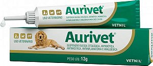 Aurivet Suspensão Oleosa Otológica 13g
