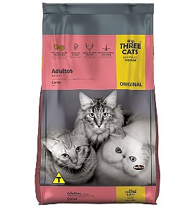 Ração Three Cats Original Gatos Adultos