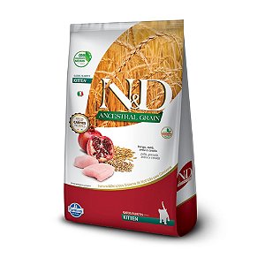 Ração Farmina N&D Ancestral Grain Frango Gatos Filhotes 1,5kg