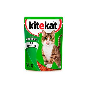 Ração Úmida Sache Kitekat Adulto Cordeiro ao Molho 70G